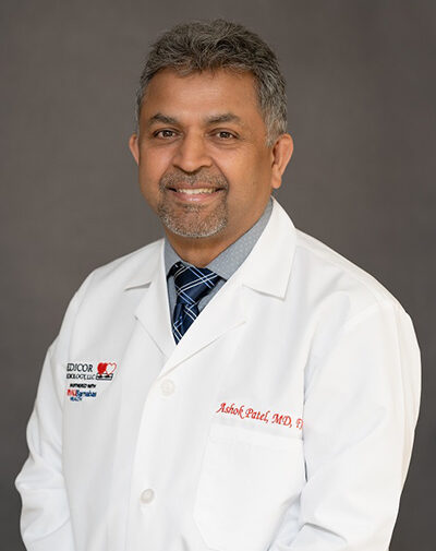 Portrait of Dr. Ashok A. Patel, MD, FACC, Cardiologist at Medicor Cardiology
