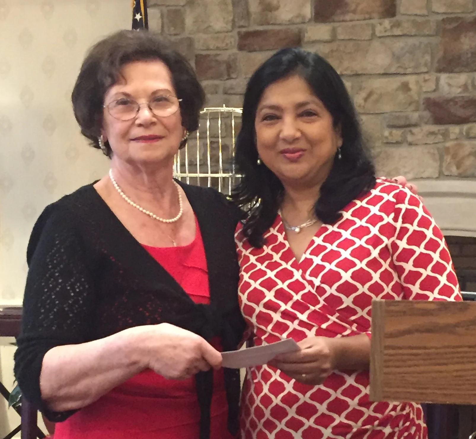 Dr. Rachana Kulkarni and Fran Ruggerio of Canal Walk