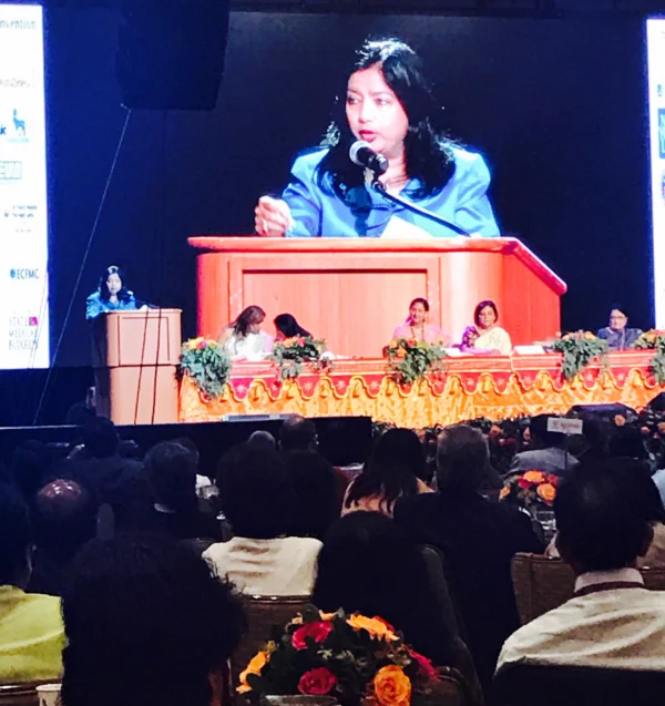 Dr. Kulkarni with colleagues at American Association of Physicians of Indian Origin event