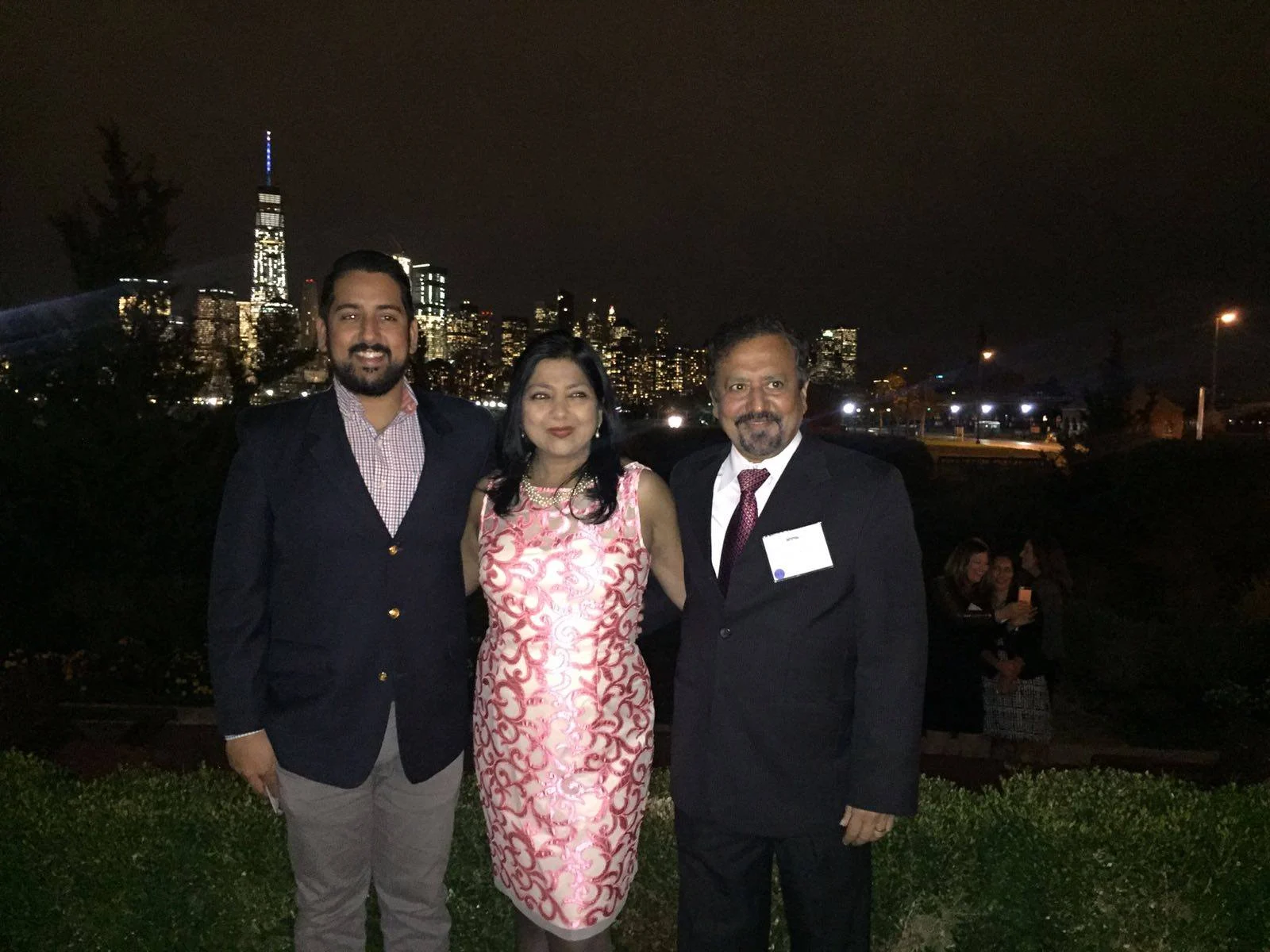 Dr Kulkarni with her husband (right) Dr Anand Kulkarni and her son Adi Kulkarni