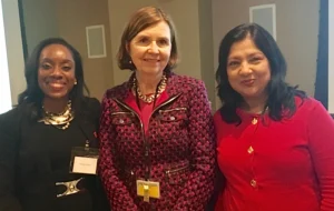 Dr. Kulkarni speaking at cardiology leadership or professional conference